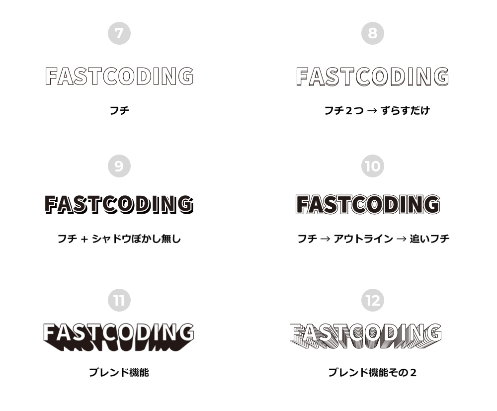 保存版 イラストレーターで簡単にできるタイトル文字デザイン Fastcoding Blog